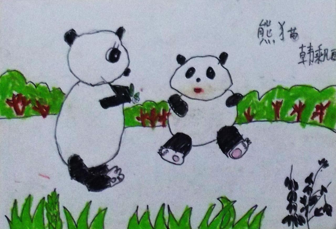 熊猫 韩乘风画