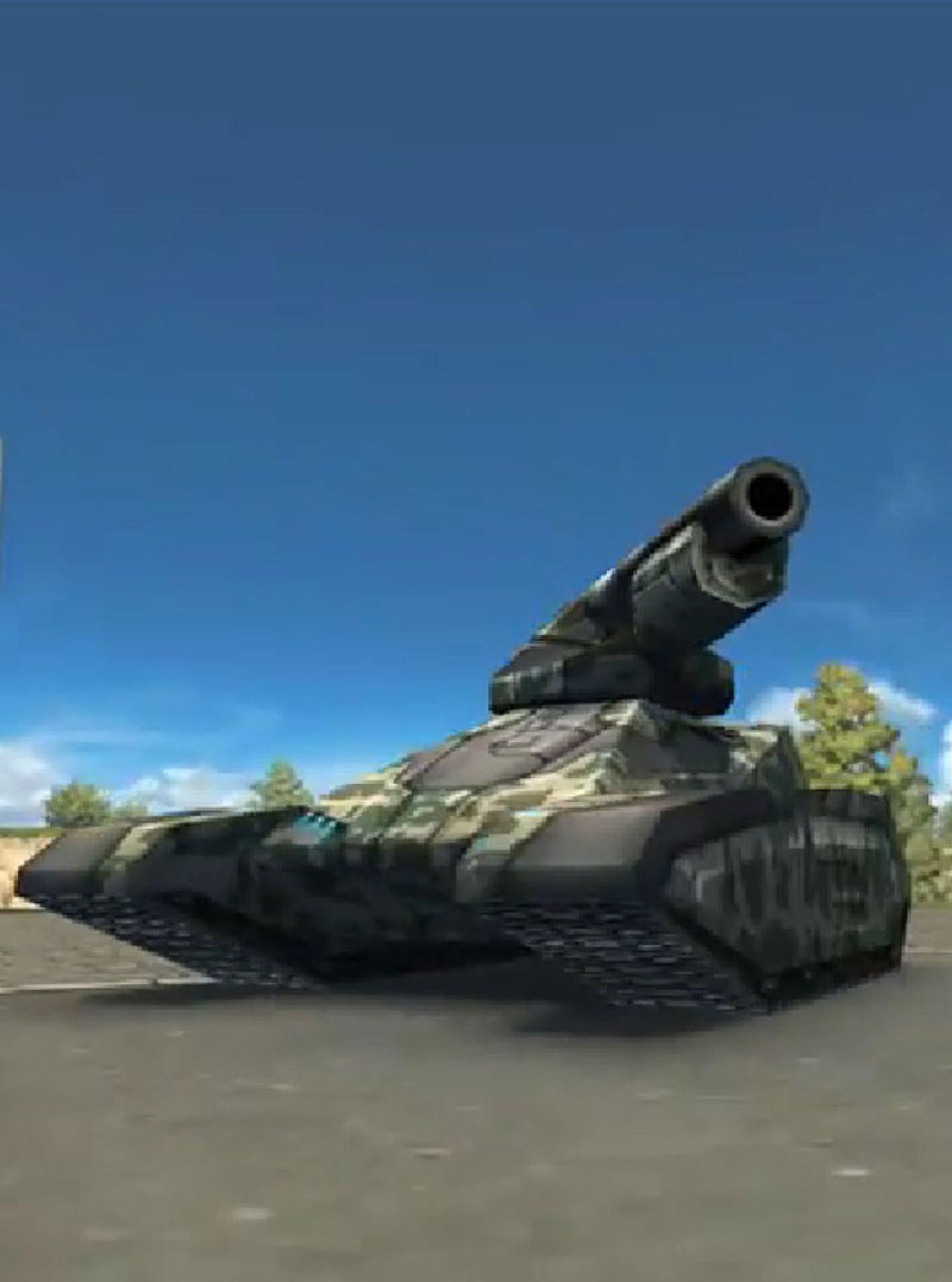 3D坦克新炮塔类似散弹猎枪的外轮廓（官方原视频初稿，已改动） 