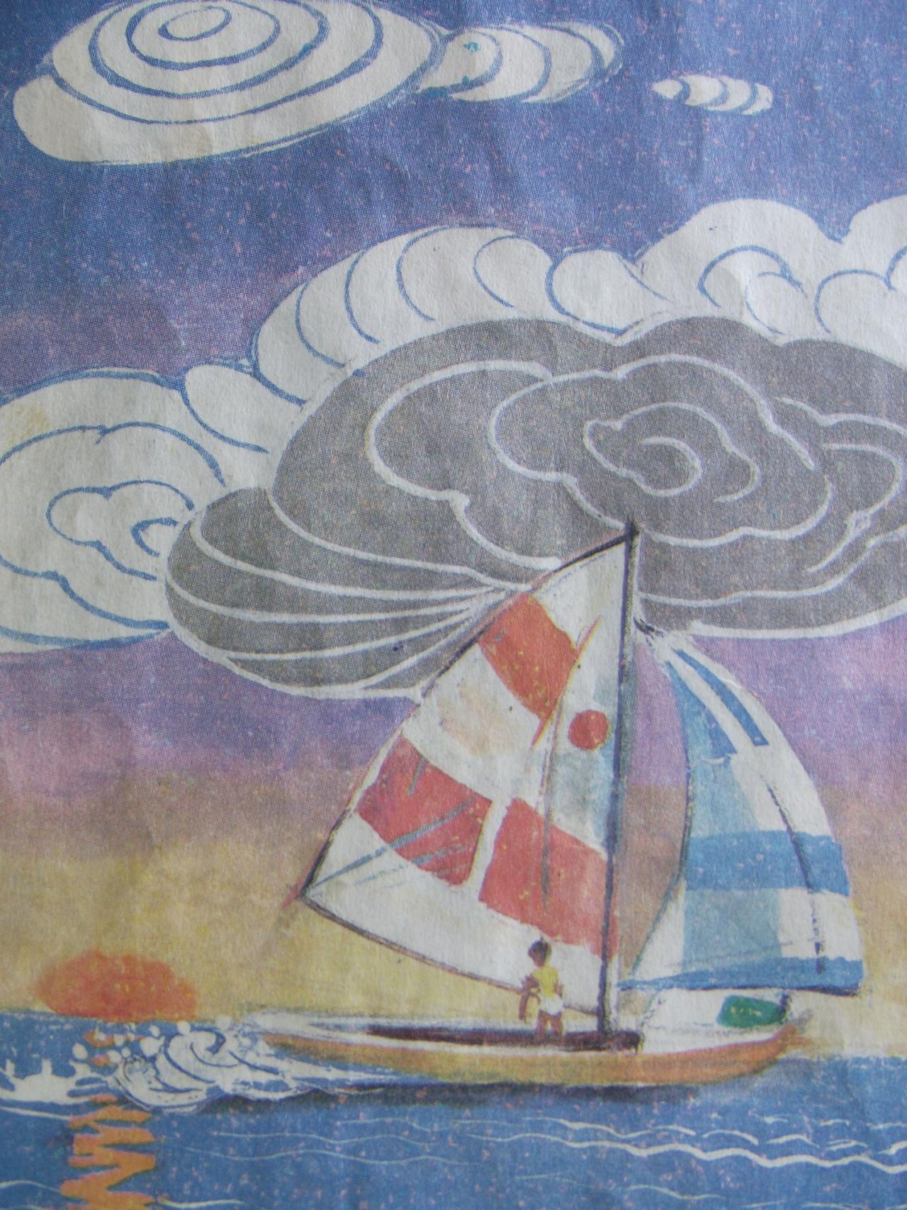 帆船 低视平线构图装饰画