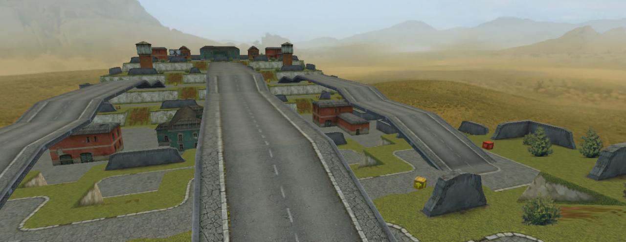 3D坦克公路大战地图