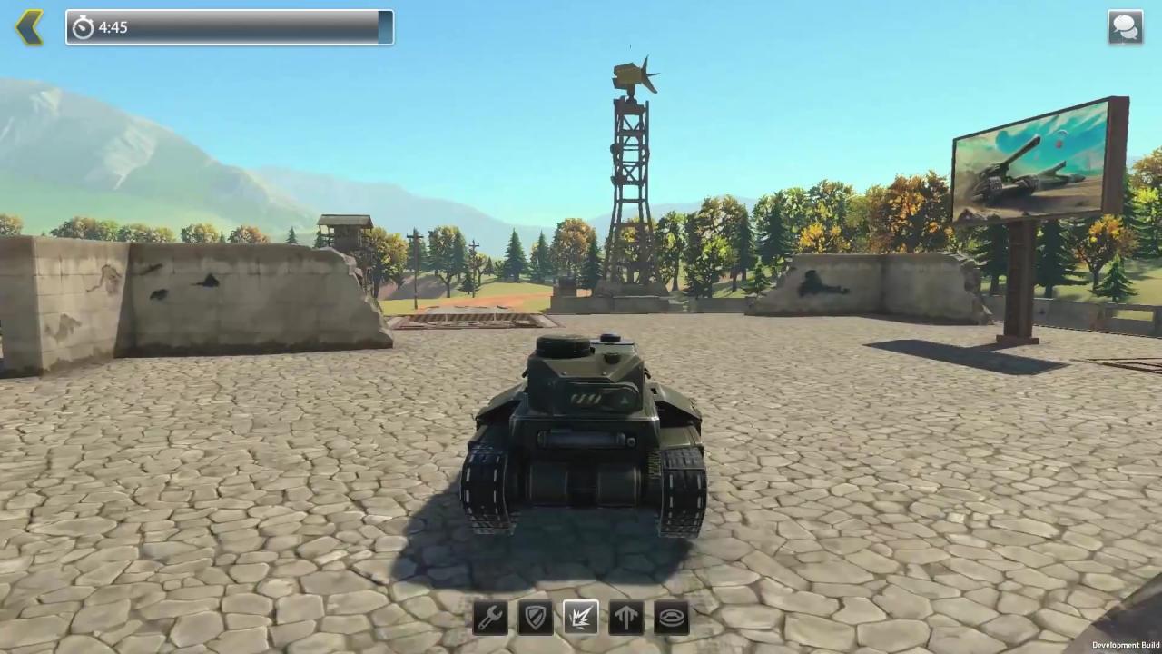 Unity新版3D坦克战斗界面：战场剩余时间