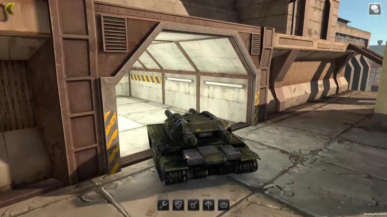 Unity新版3D坦克的寂静地图：蓝队平台上的隧道