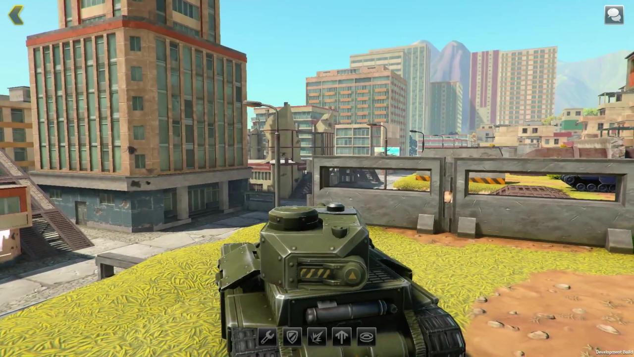 Unity新版3D坦克的里约地图：草地平台