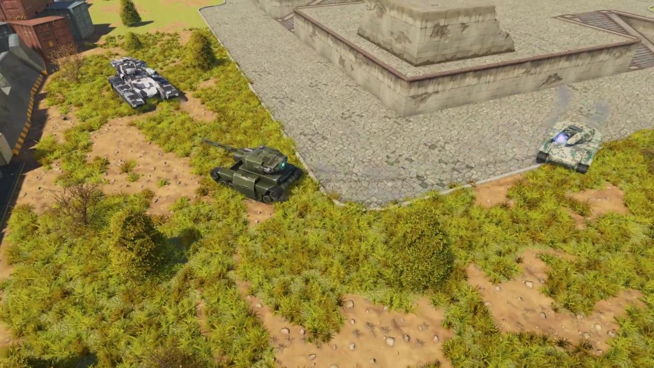 Unity新版3D坦克交战场景