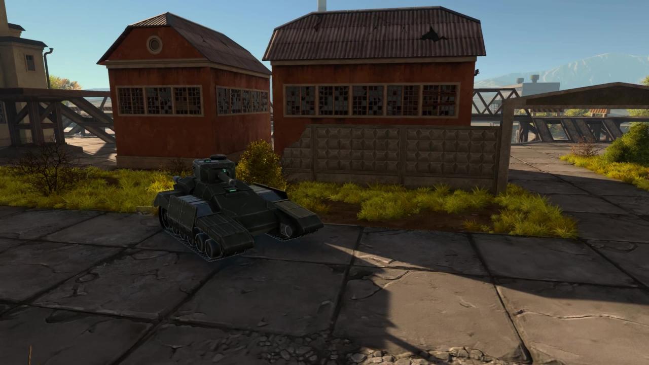 新版3D坦克中激活了双倍护甲的独裁者底盘双侧多了铁皮保护