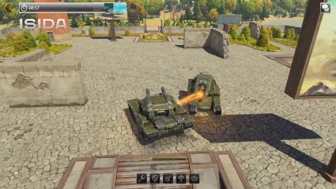 Unity新版3D坦克近战炮塔磁力炮