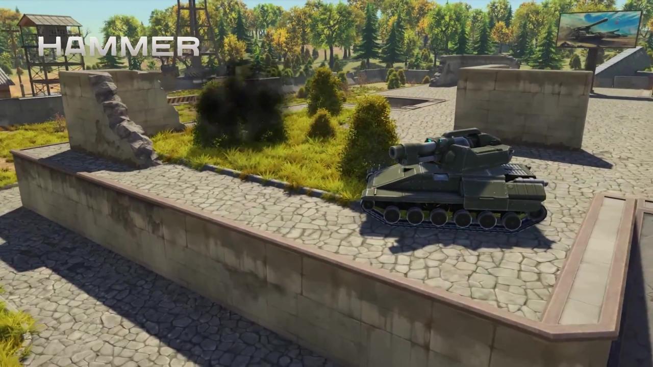 Unity新版3D坦克短程炮塔滑膛炮