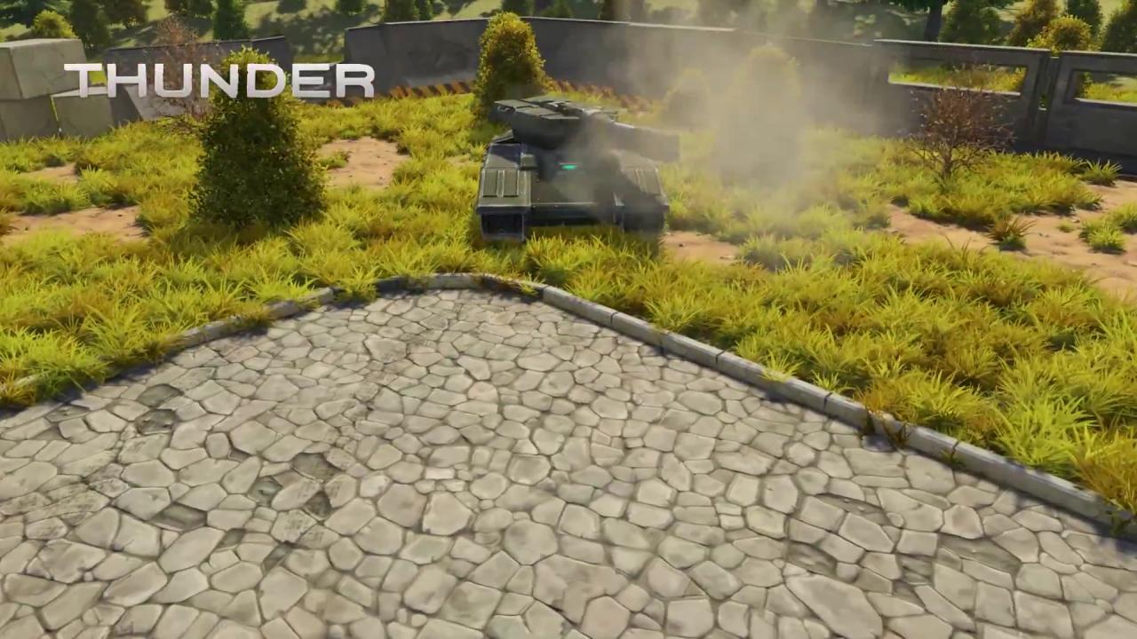 Unity新版3D坦克中程炮塔雷暴炮