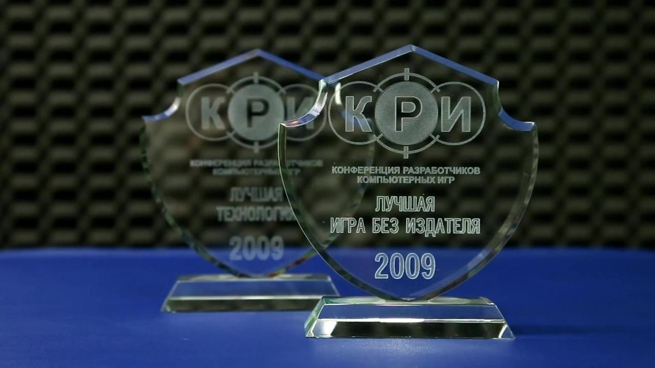 3D坦克在俄罗斯游戏开发者大会2009上获得尚未发行的最佳游戏奖和最佳技术奖