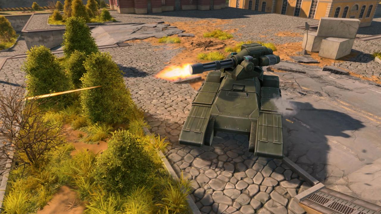 Unity新版3D坦克正在射击的极速炮
