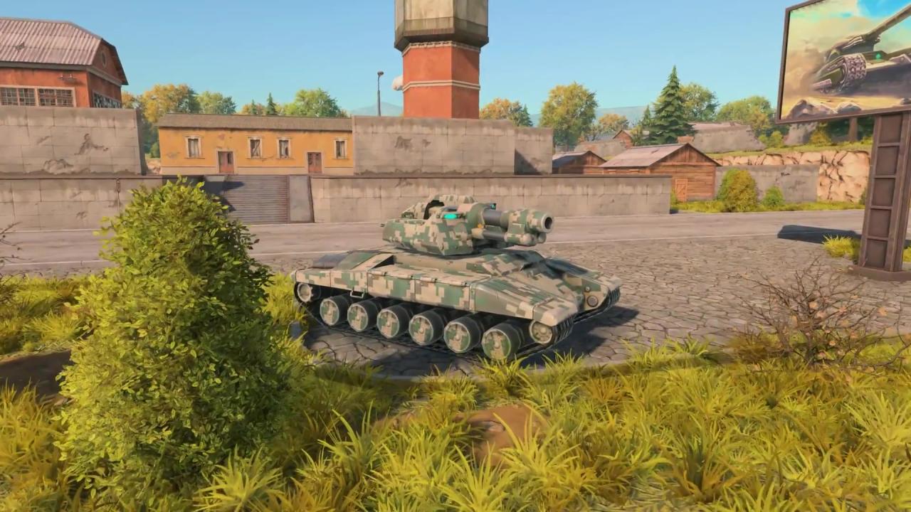 Unity新版3D坦克炮塔滑膛炮搭配猎人中甲在大桥3C地图