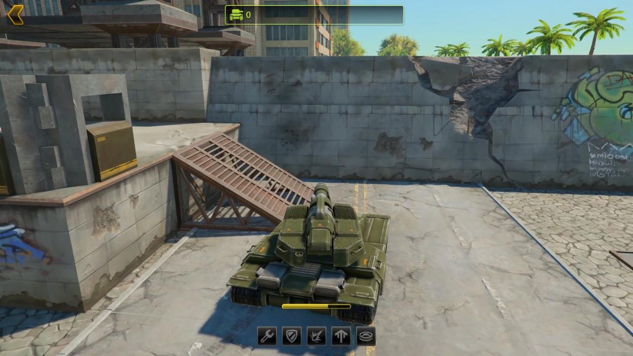 Unity新版3D坦克里约地图中墙面上的弹痕