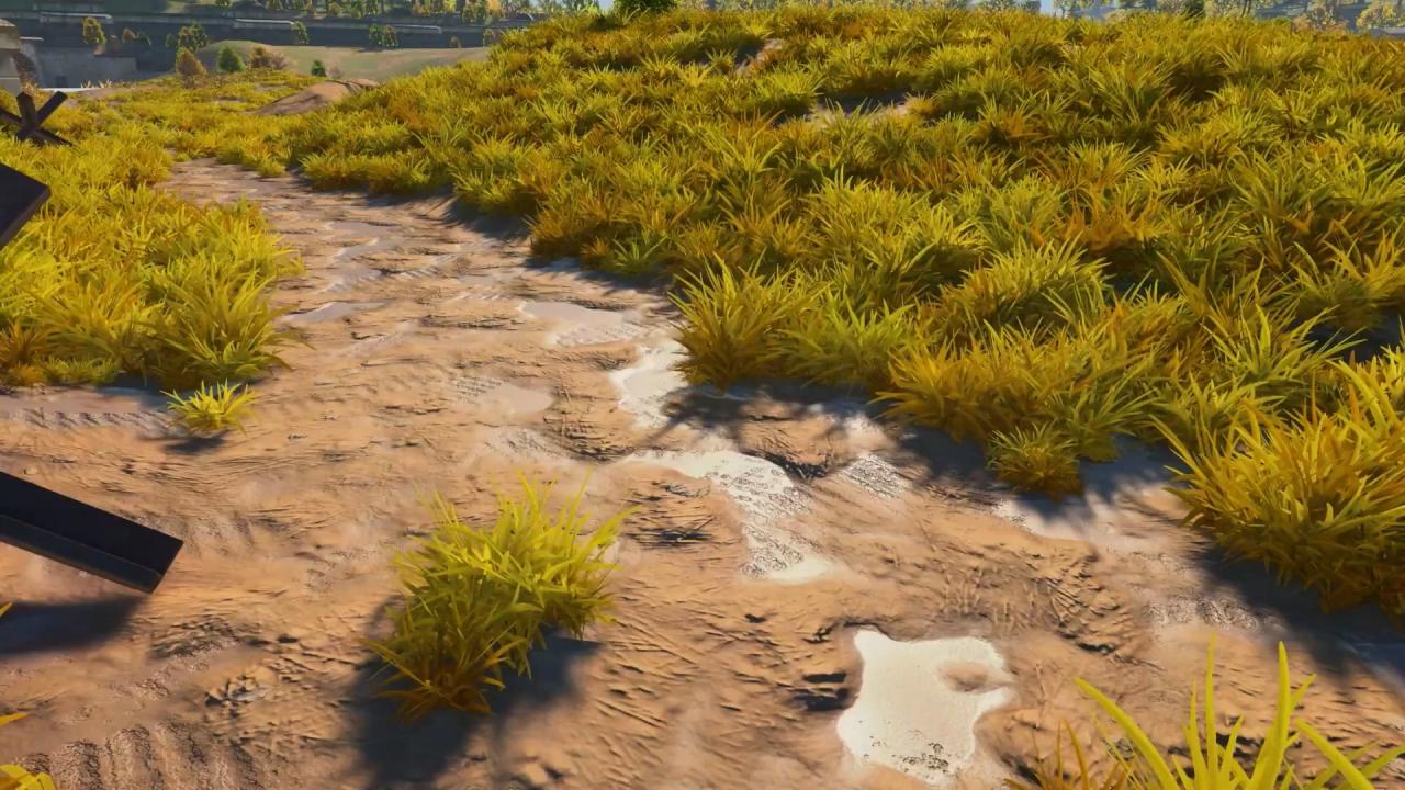 Unity新版3D坦克沼泽平原地图中的草地