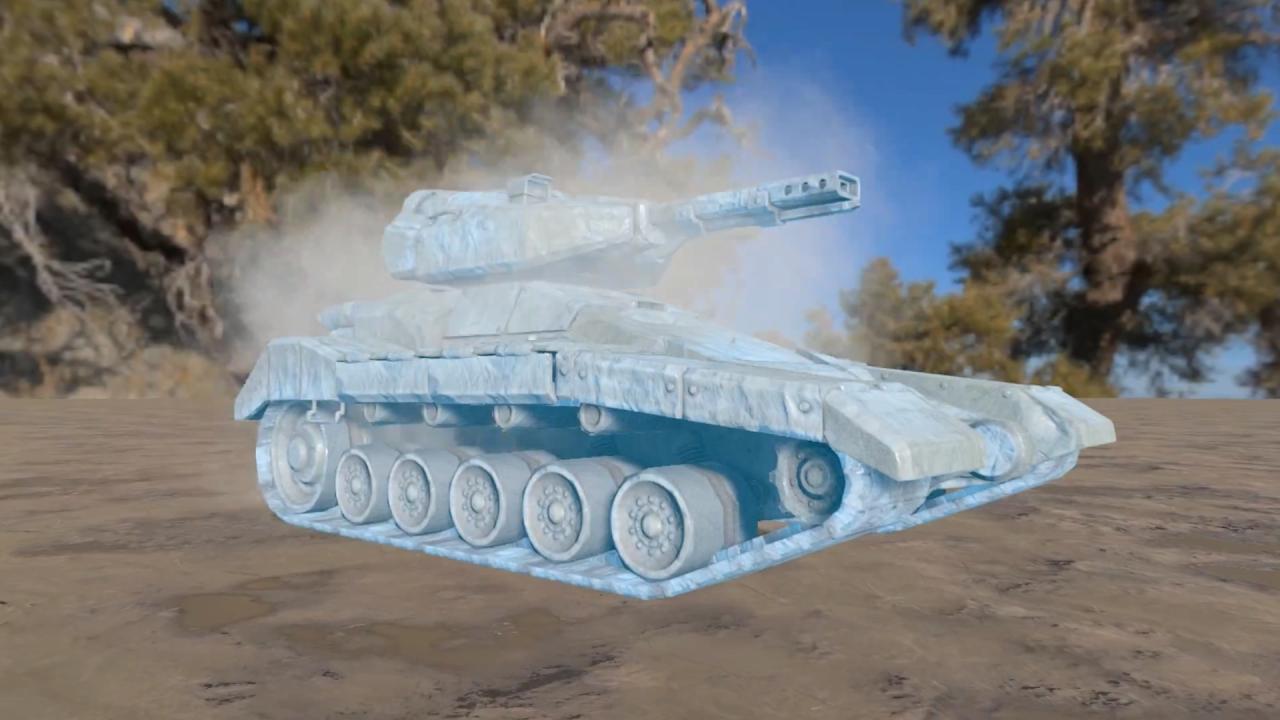 Unity新3D坦克的冰冻效果