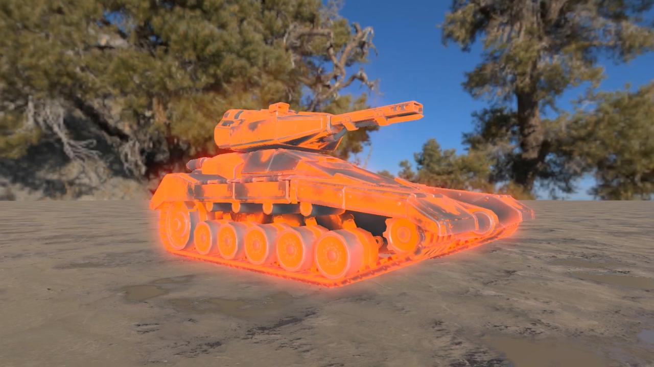 Unity新3D坦克的灼伤效果