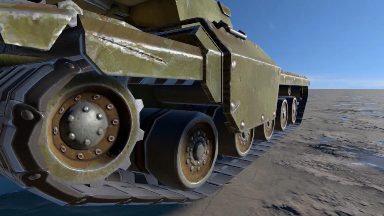 Unity新3D坦克新材质下的履带