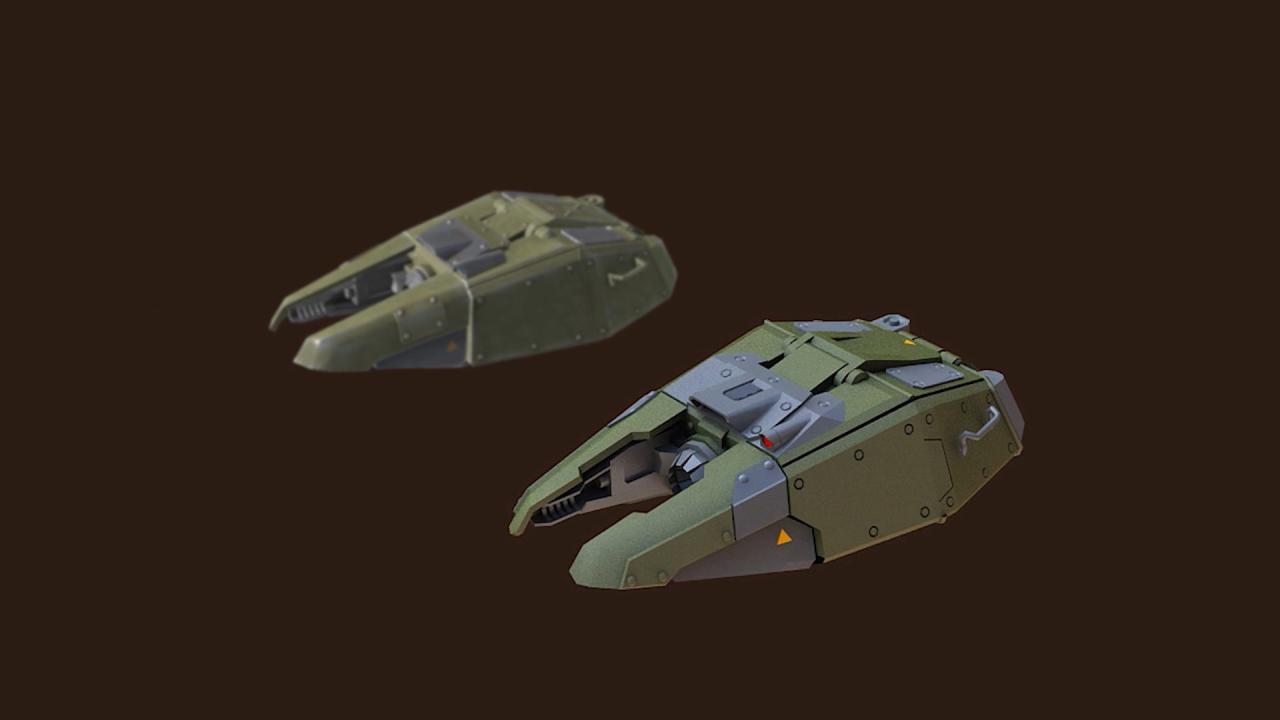 Unity新3D坦克磁力炮M1与M0对比设计图
