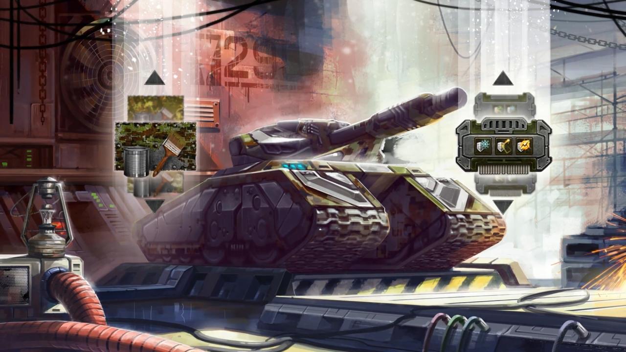 3D坦克迷彩更新壁纸 镭射炮 猛犸象