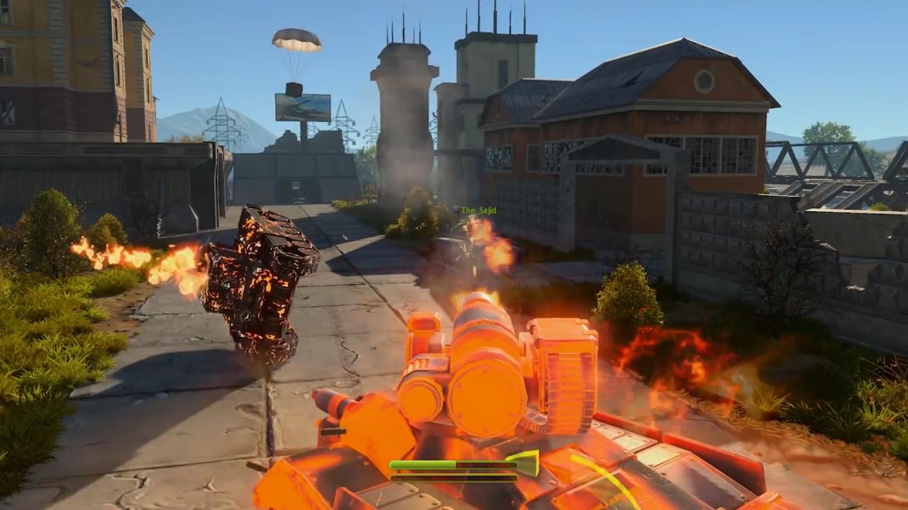 Unity新版3D坦克炮塔极速炮持续攻击过热开始自燃时的灼伤效果
