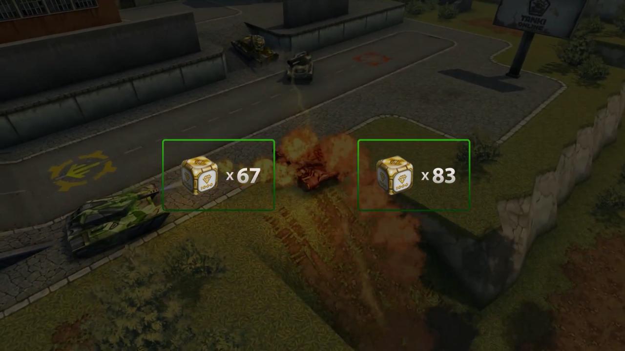 3D坦克大元帅的金盒子任务可获得金水晶道具的数目