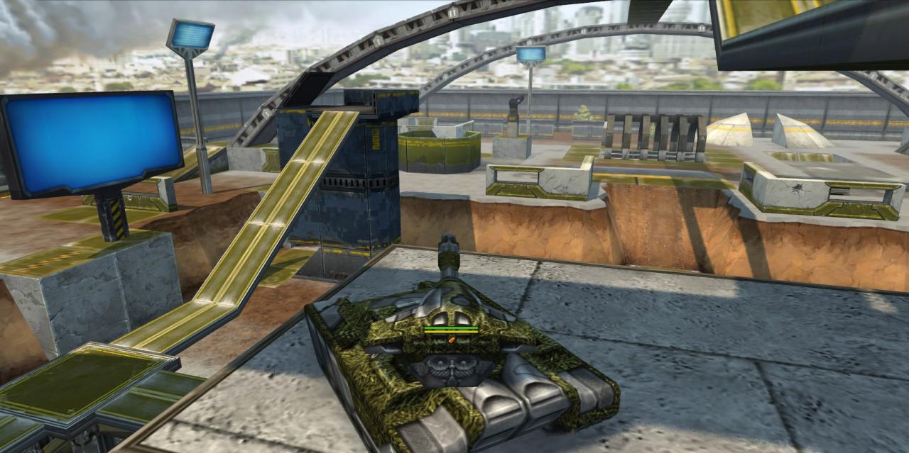 3D坦克艺术长廊地图