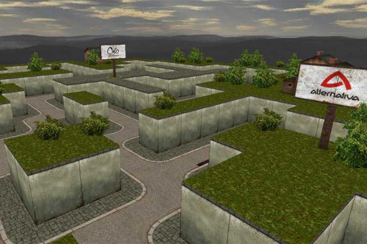 3D坦克迷宫地图