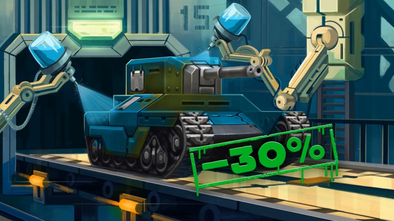 3D坦克7折30%促销扣壁纸