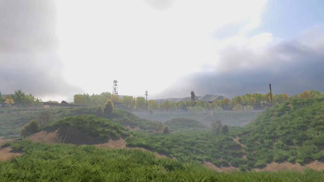 TankiX中浓雾弥漫的平原地图