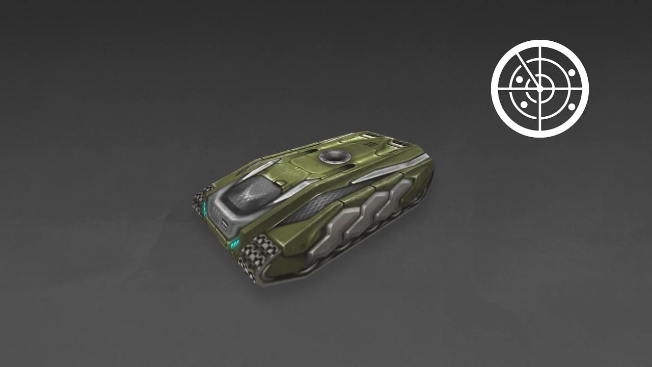 3D坦克蜂王底盘超速技能图标：忽视防御和透视