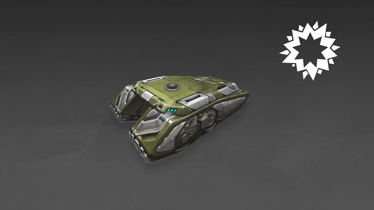 3D坦克泰坦底盘超速技能图标：无敌