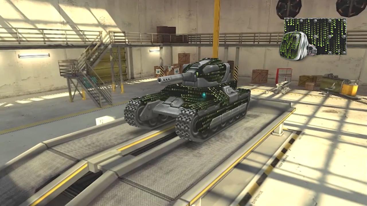 3D坦克动画迷彩矩阵