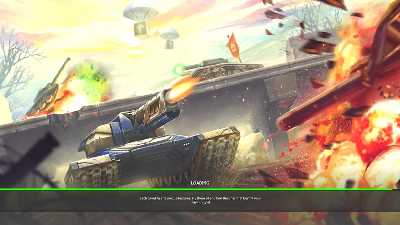 3D坦克全新的战场载入界面