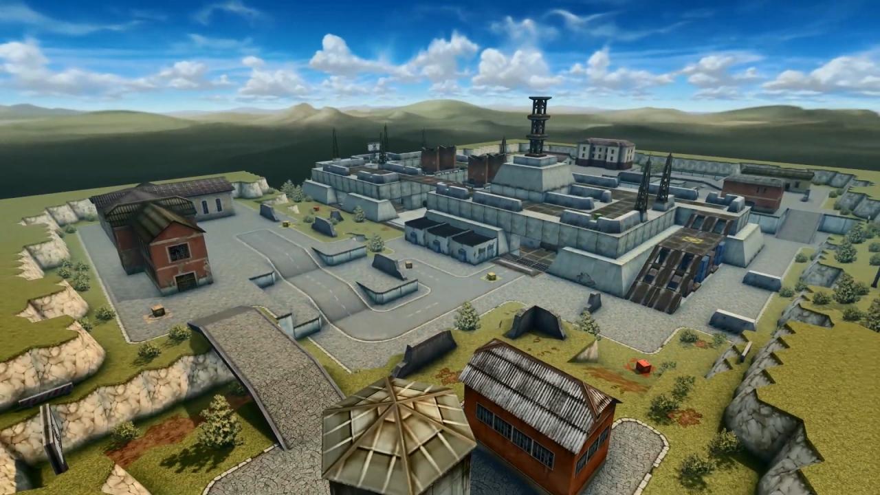 3D坦克核电站地图匹配战版本全景图