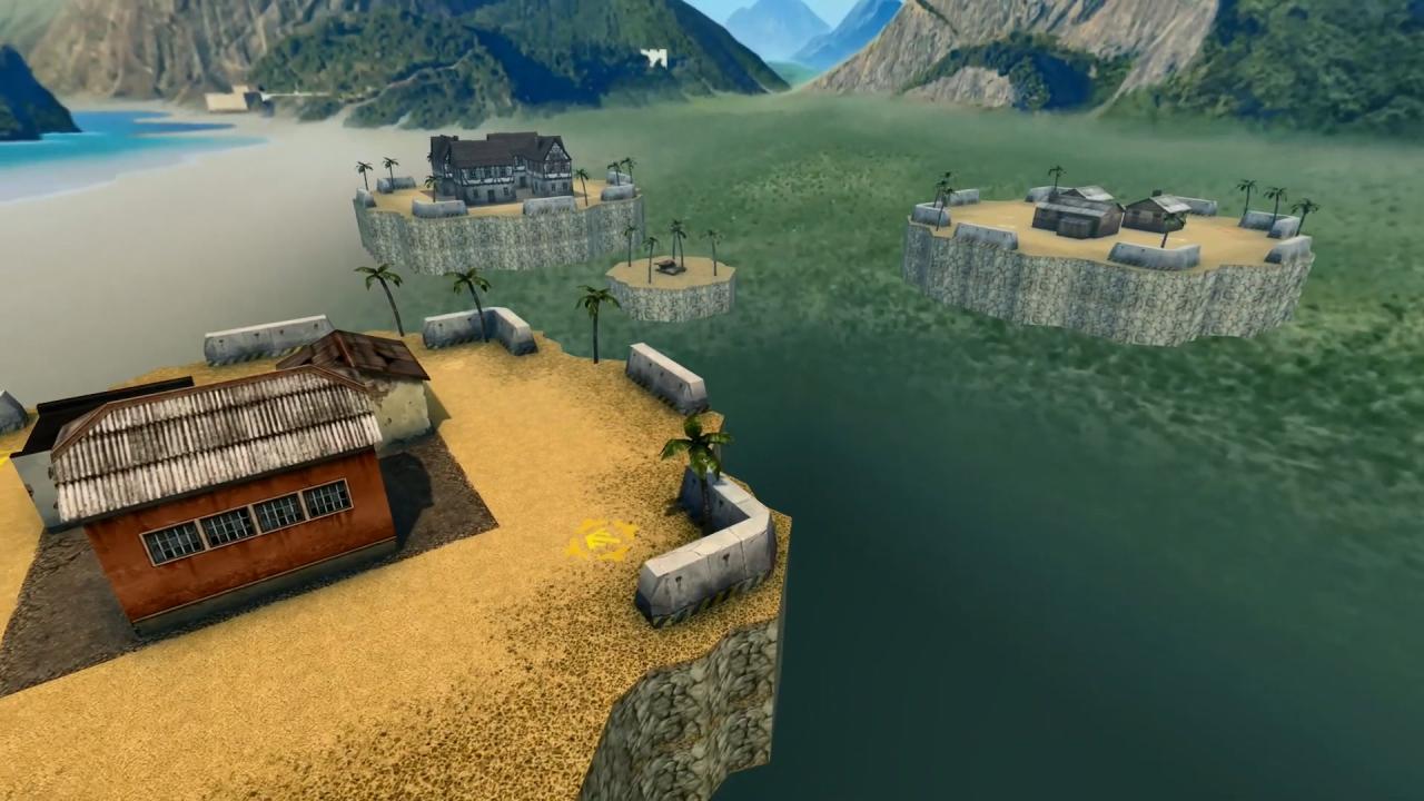 3D坦克群岛地图俯视图