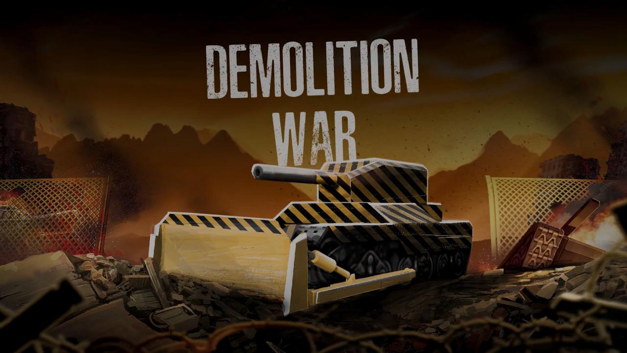 3D坦克拆迁战争宣传壁纸