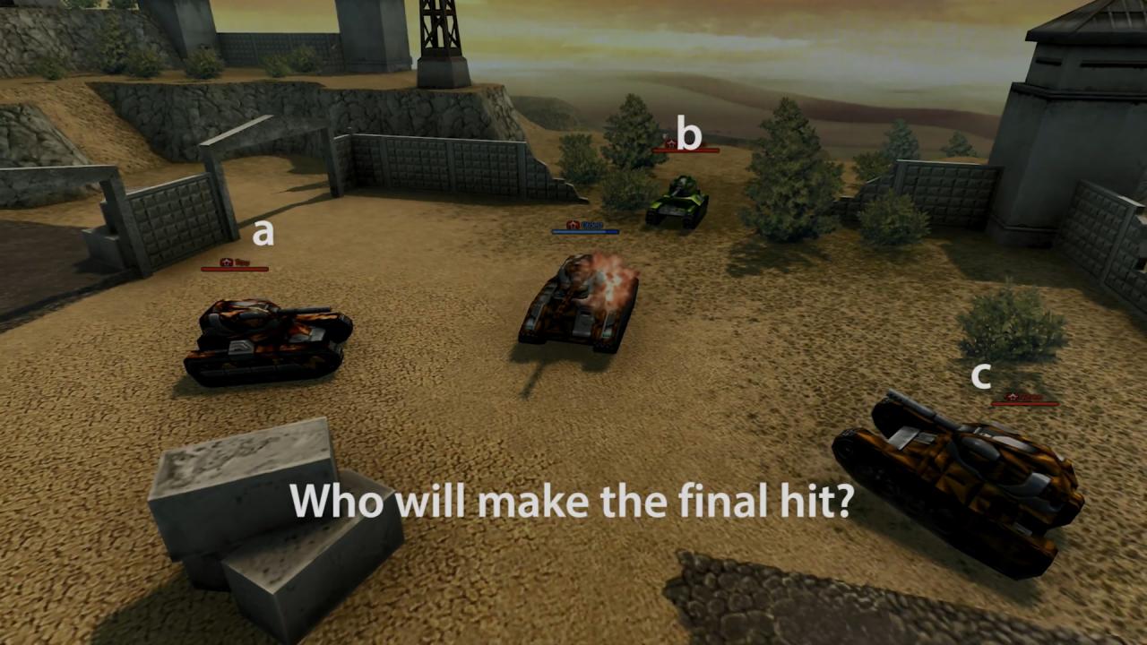 3D坦克高原地图谁将完成致命一击？