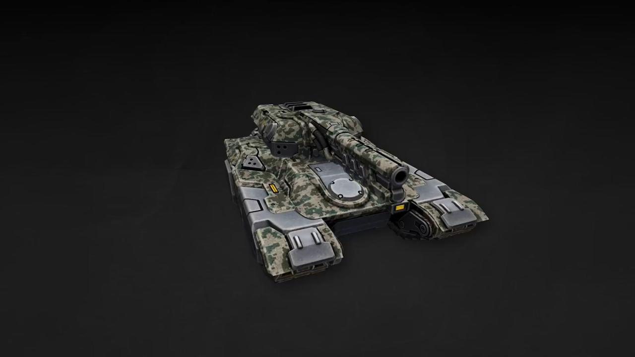 3D坦克设计师正尝试将坦克模型变得更精细
