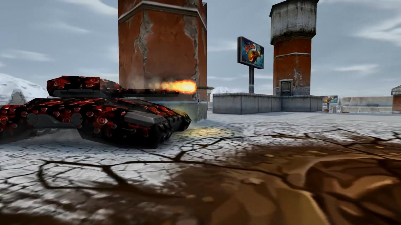 3D坦克超级坦克锁定目标后发射导弹