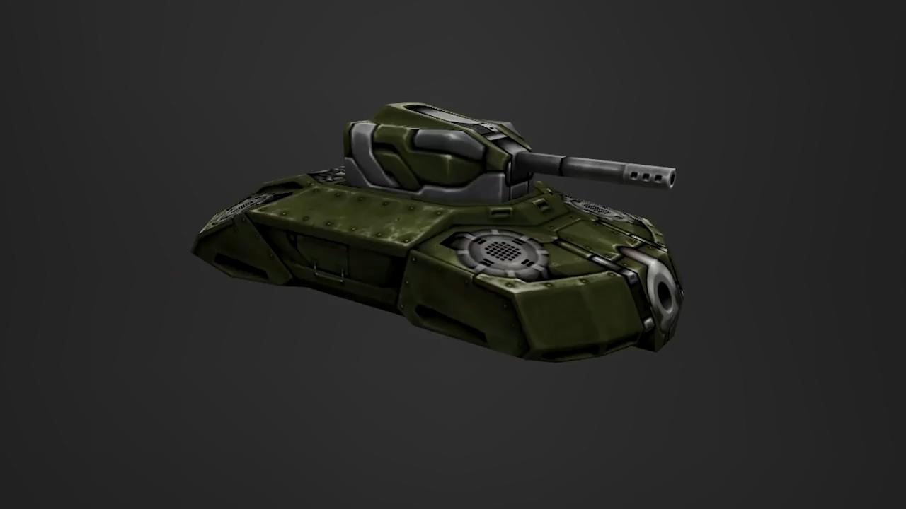 3D坦克战神悬浮底盘