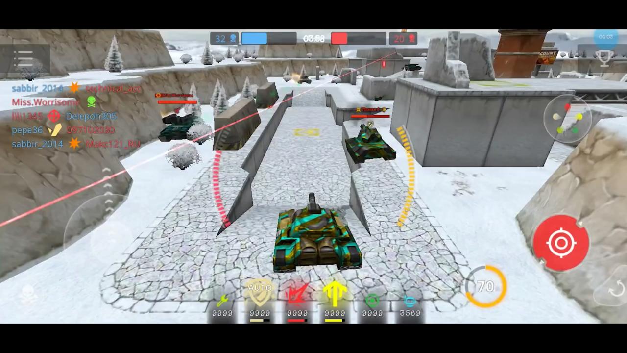 3D坦克道具自动激活功能