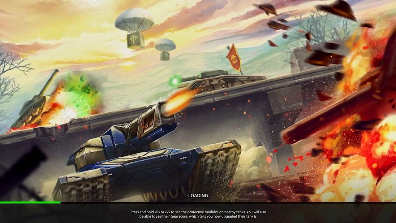 3D坦克游戏加载画面