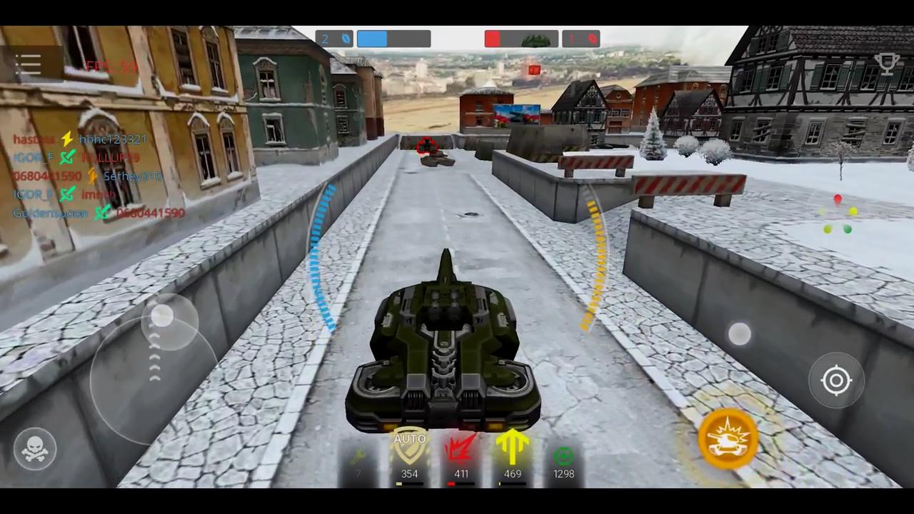 3D坦克移动版半自动射击模式演示