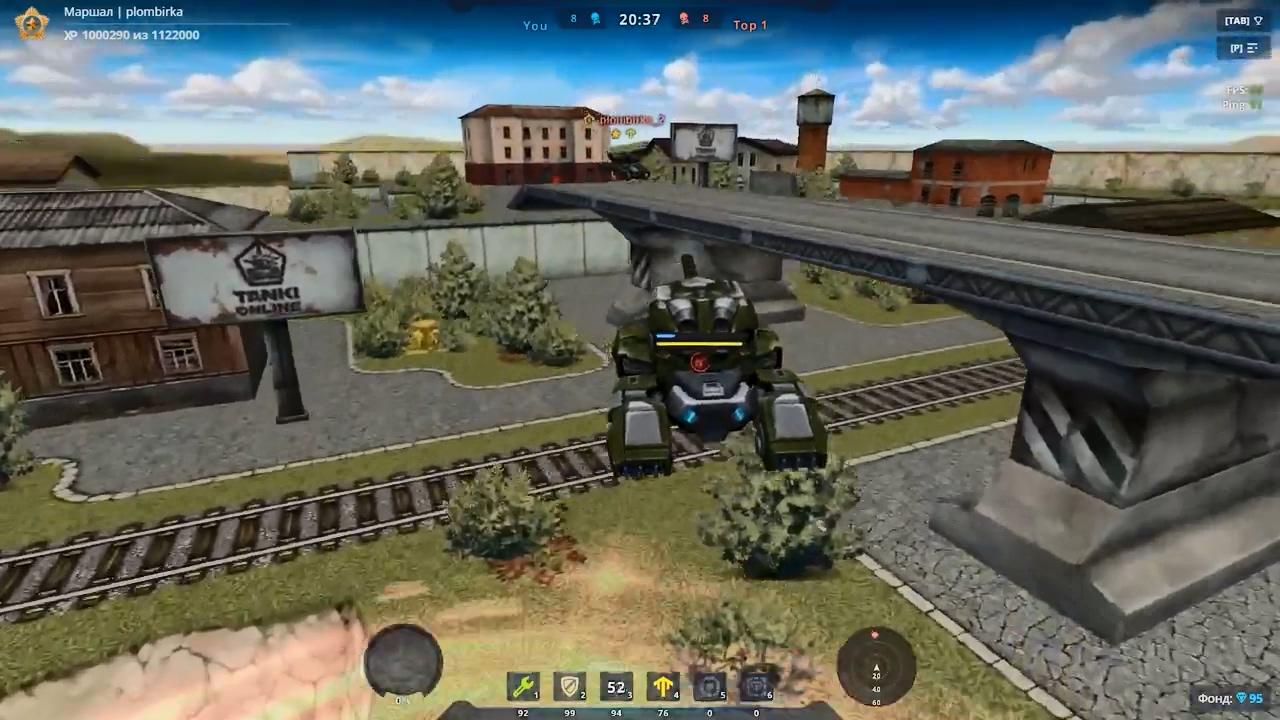 3D坦克新底盘Hopper跃起击毁桥上的敌方坦克
