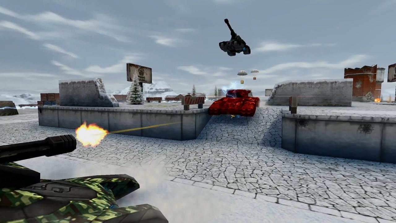 3D坦克高地角斗场比赛
