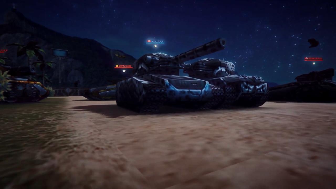 3D坦克激光炮夜晚模式