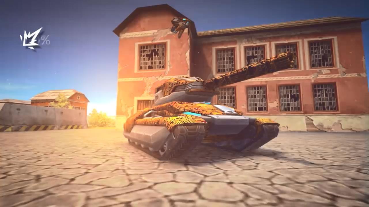 3D坦克激光炮和猎人中甲
