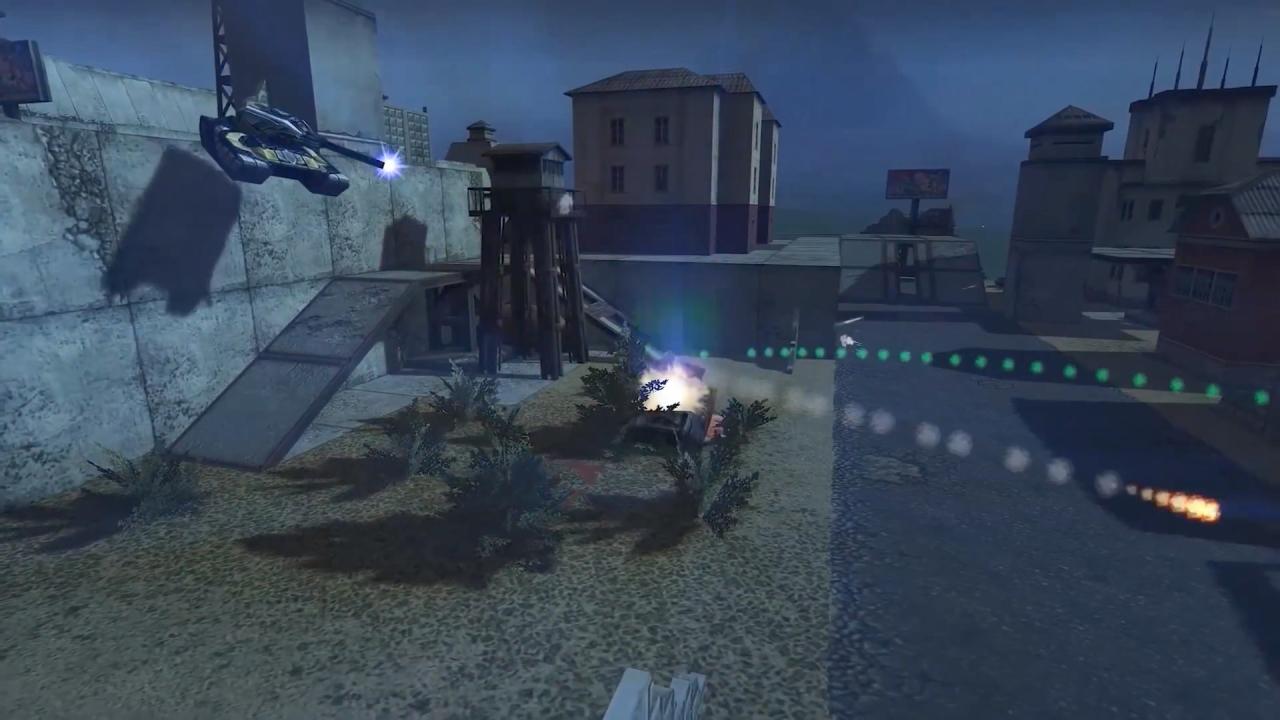 3D坦克寂静地图夜晚模式激光炮、重炮和火箭炮（马格南）激战