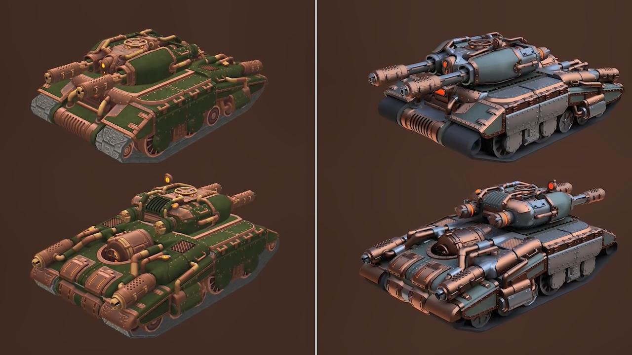 3D坦克青铜盔甲迷彩