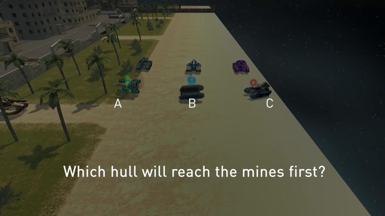 3D坦克每周猜猜看问题：哪辆坦克会先碰到地雷？