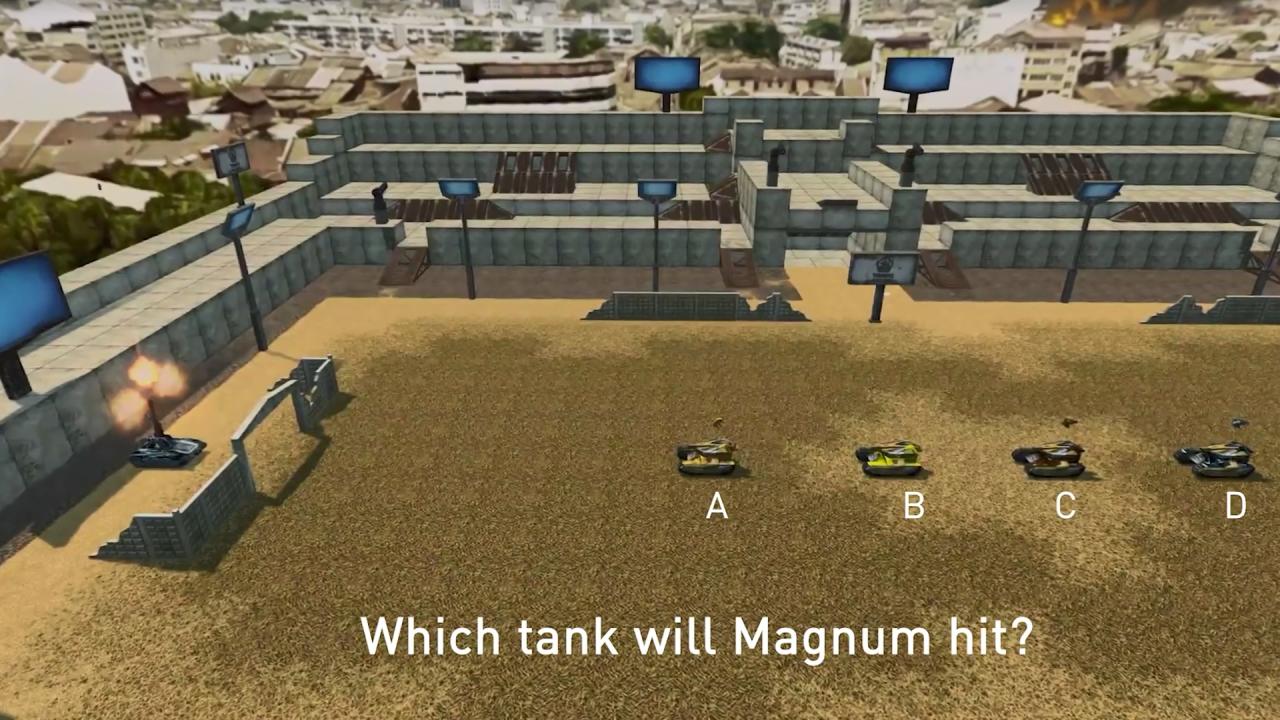 3D坦克马格南将击毁那一辆坦克 ？
